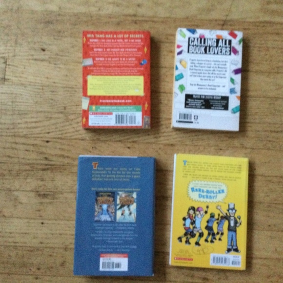 The genius files, roller girl, bookshop girl, and front desk 4 book set - Picture 2 of 15